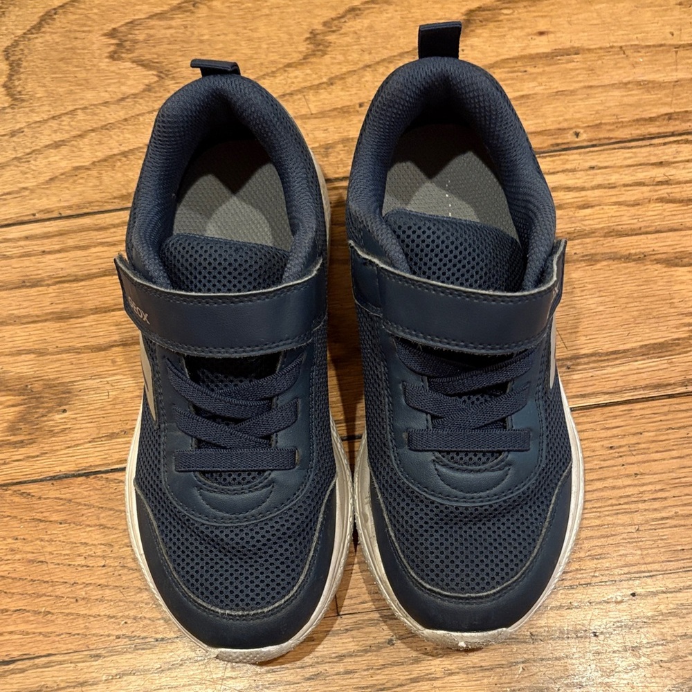 Geox Dark Blue Kids Sneakers with Velcro